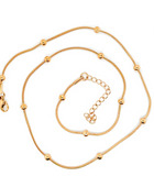 Balls On Snake Necklaces