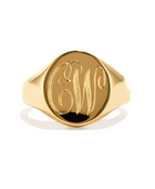 Round Signet Ring