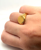 Round Signet Ring