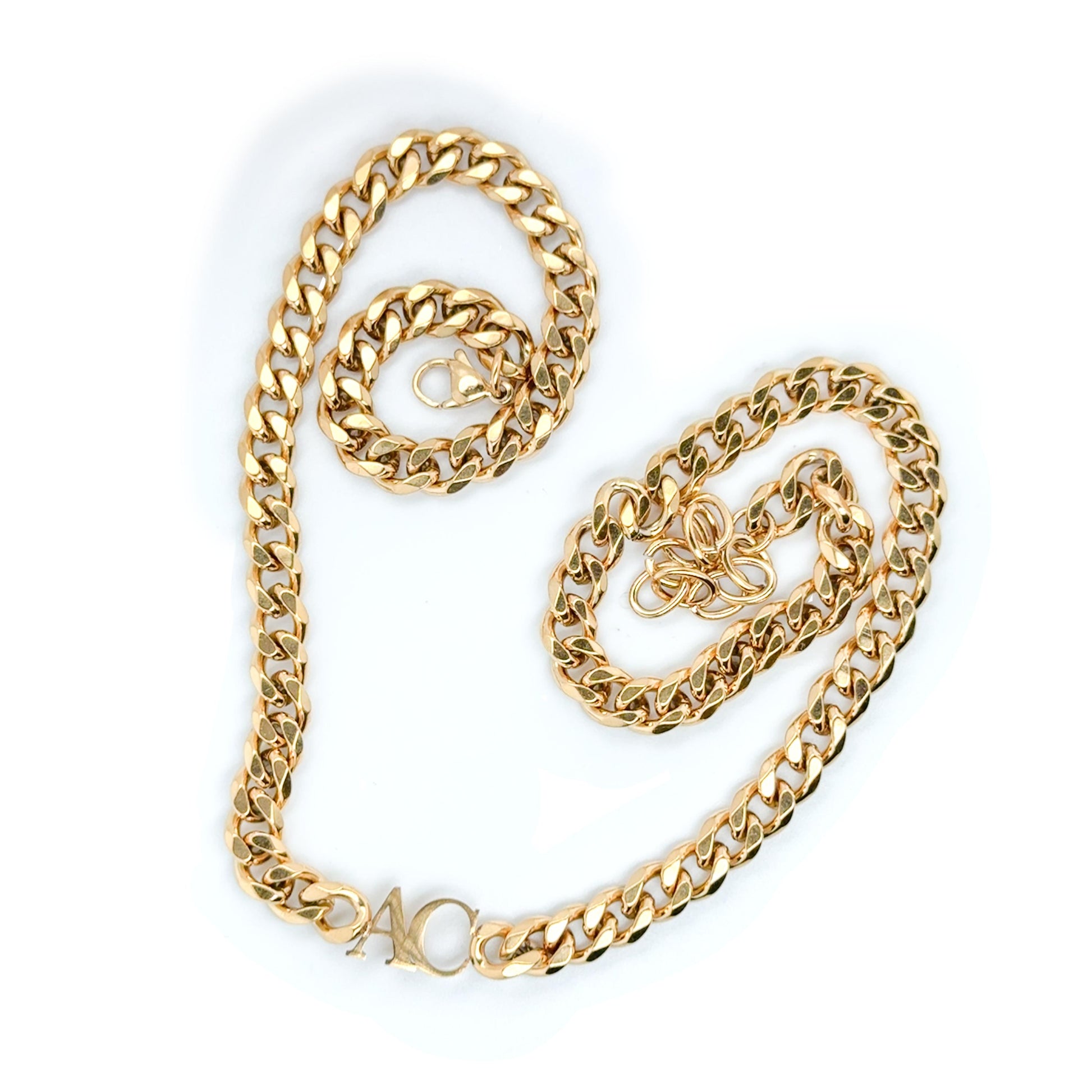 Gema Necklace with Initial