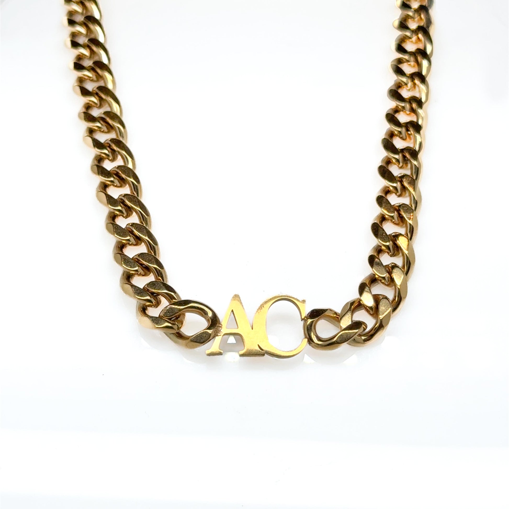 Gema Necklace with Initial