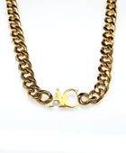 Gema Necklace with Initial