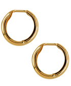 Cz Gold Huggies 13mm