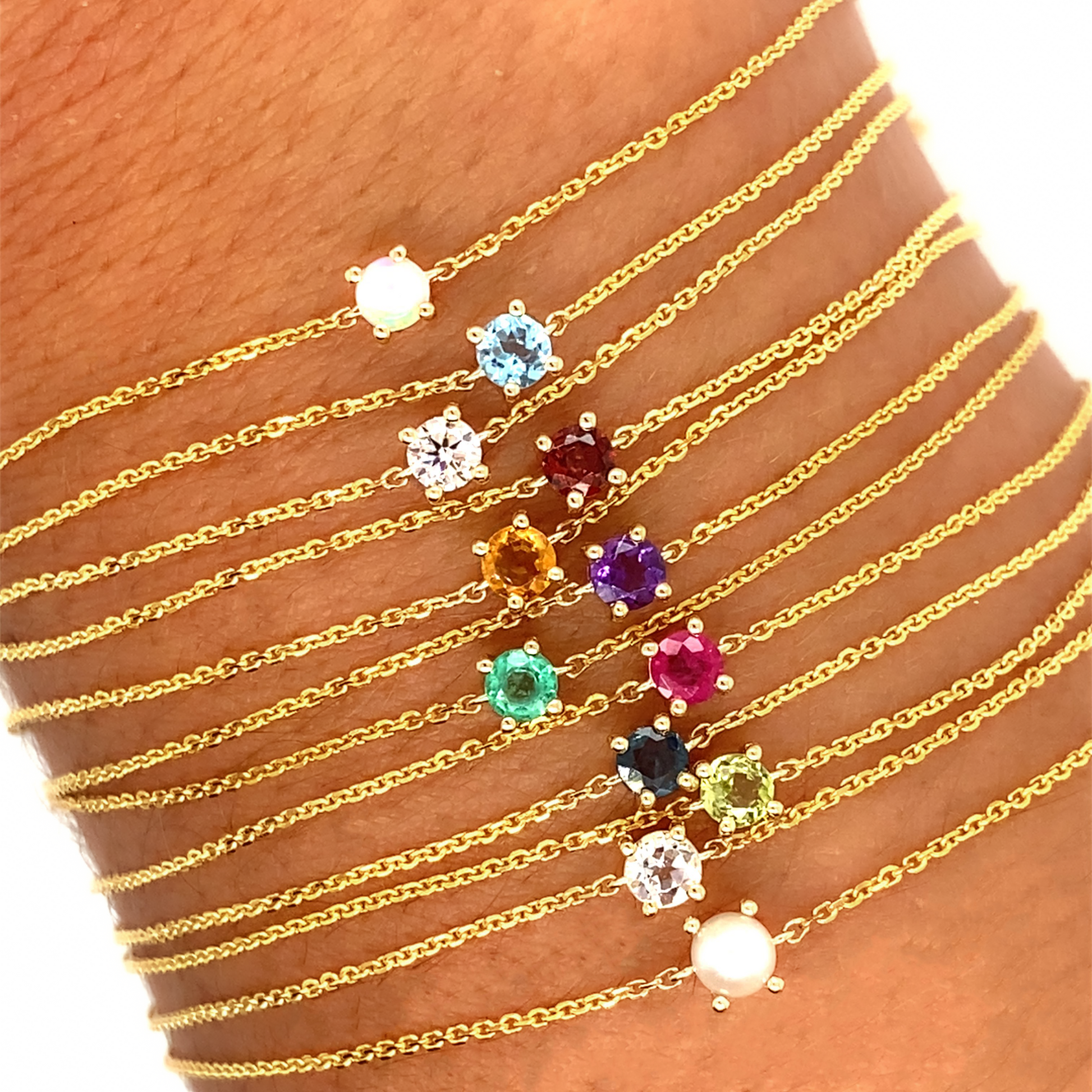 BIRTHSTONES BRACELETS -  Paddington Jeweller - Ojco