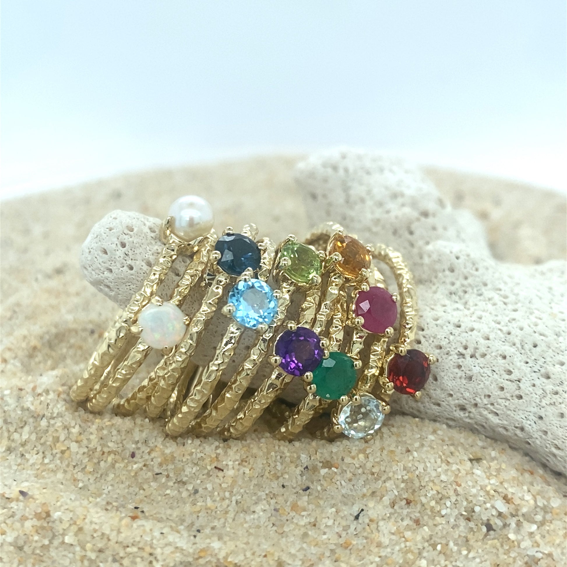 BIRTHSTONES RINGS -  Paddington Jeweller - Ojco