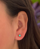 Emerald Gold Studs