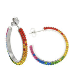 Swarovski Rainbow Hoops | Iluka Jewellery