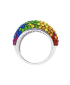 Swarovski Raimbow Bulging Ring | Iluka Jewellery