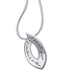 Not Afraid Sterling Silver Pendant | Iluka Jewellery