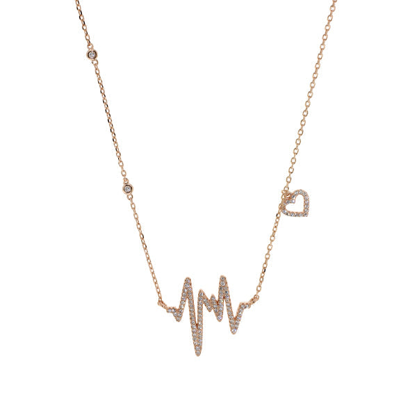 Heartbeat Silver Necklace | Iluka Jewellery