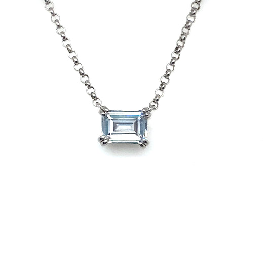 Sybella Baguette CZ Necklace | Iluka Jewellery