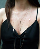 Galeiras Clovers Rose Gold Necklace | Iluka Jewellery