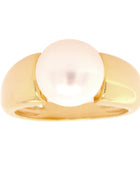 Sybella Freshwater Pearl Ring in Yellow Gold Plated Sterling Silver -  Paddington Jeweller - OJ Co